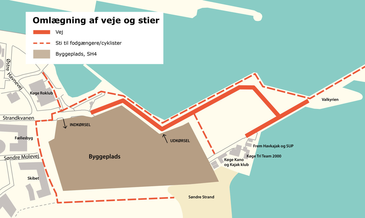 Nye adgangsveje på Søndre Havn 19.11.2020