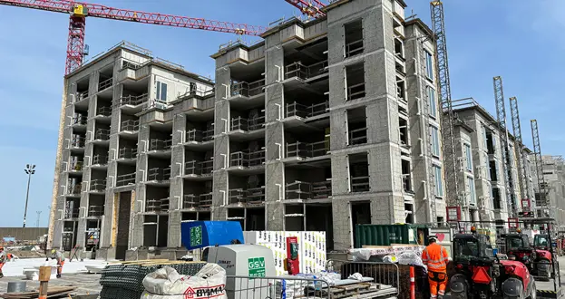 Byggeriet af Hvide Falk