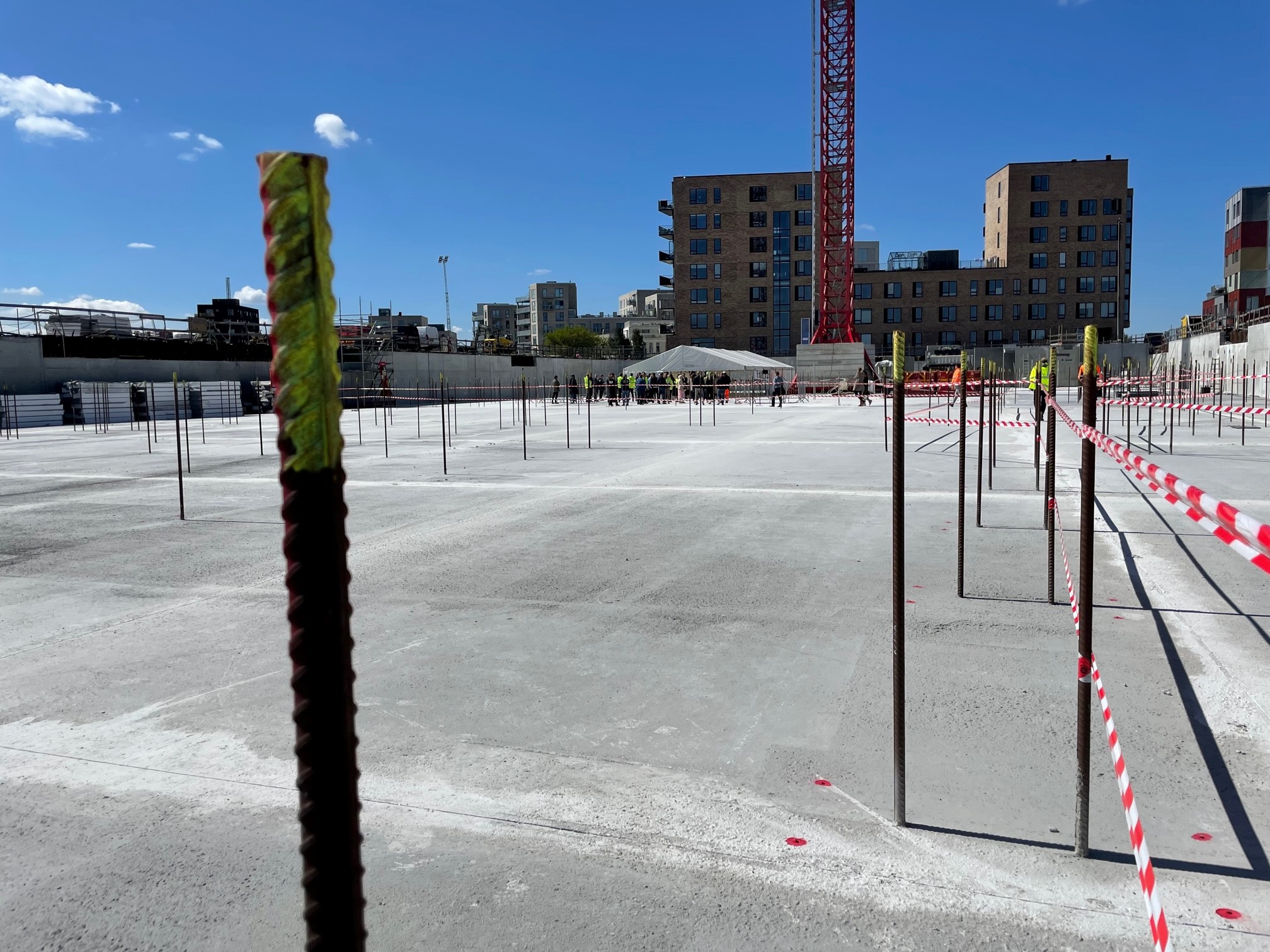 Hul i jorden SH4 Grundstensnedlæggelse