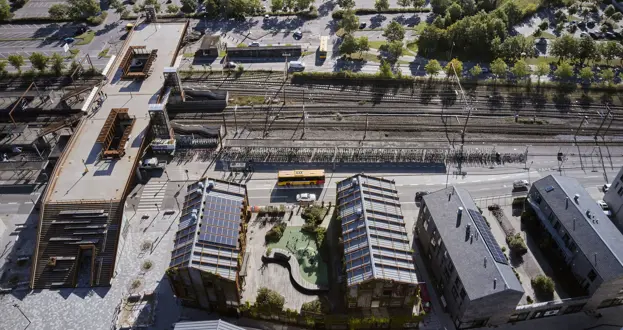 Pressefoto Drone Stationsbro