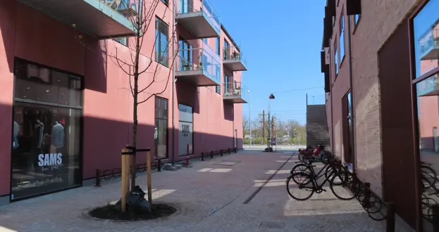 Ny belægning i slippe Pressefoto