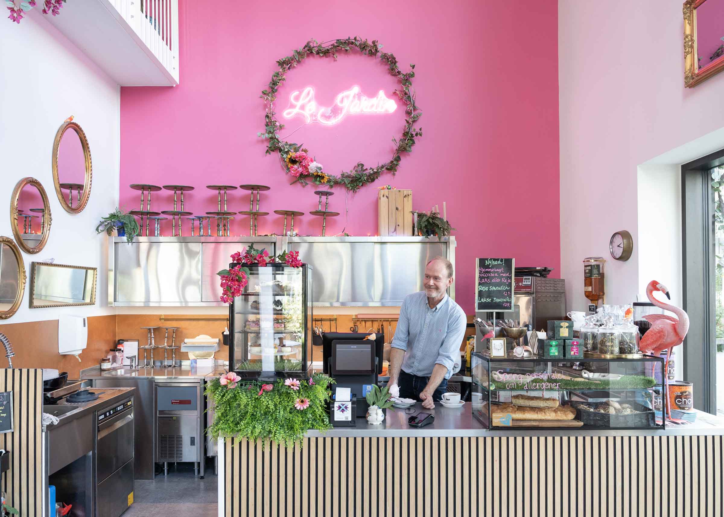 Le Jardin Interiør med Henrik