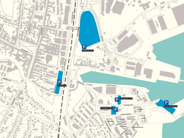 Parkering Søndre Havn Webfoto Lille
