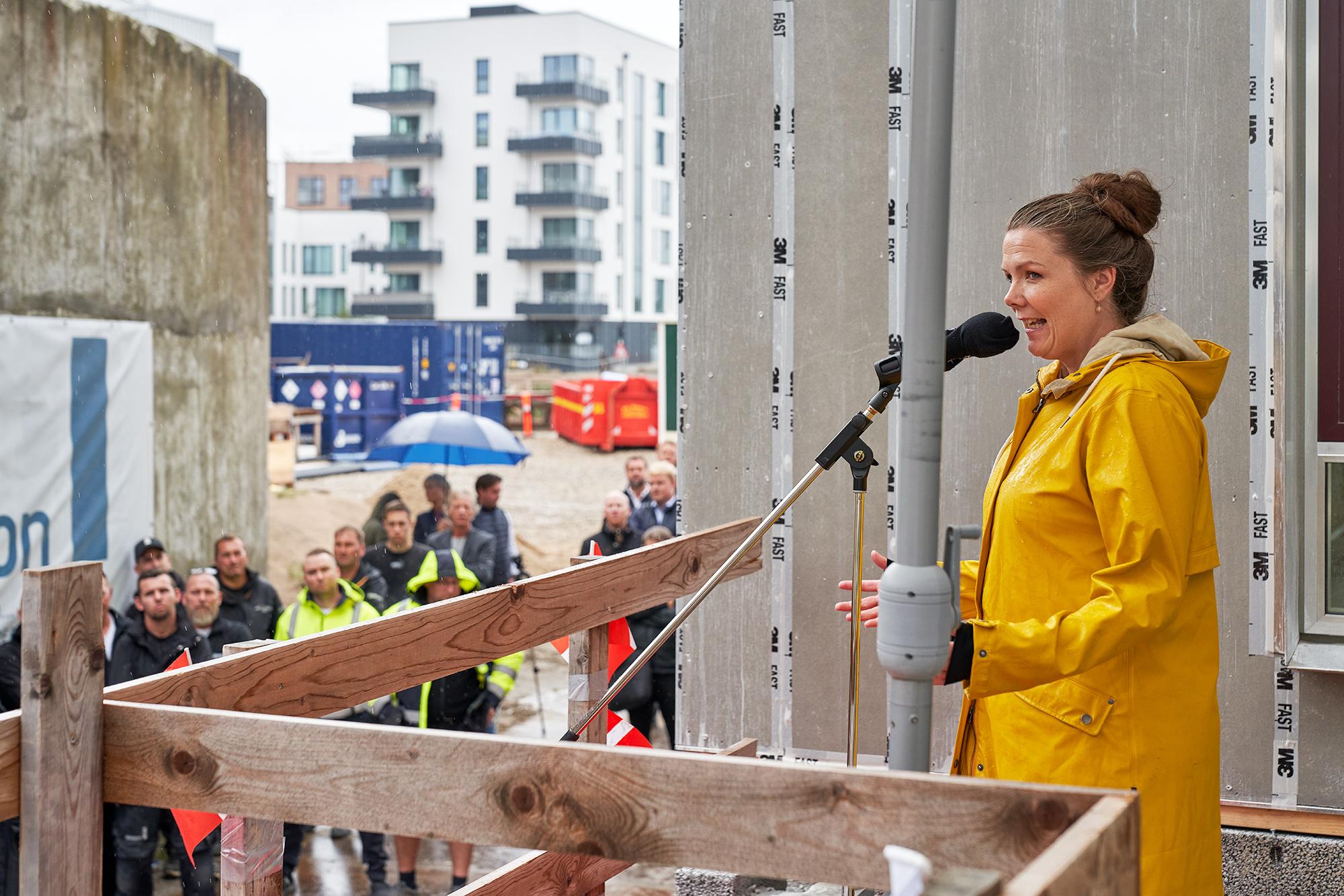 Marie Stærke til Fællesbygs rejsegilde (1)