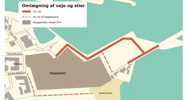 Pressefoto Vejomlægning uden logo